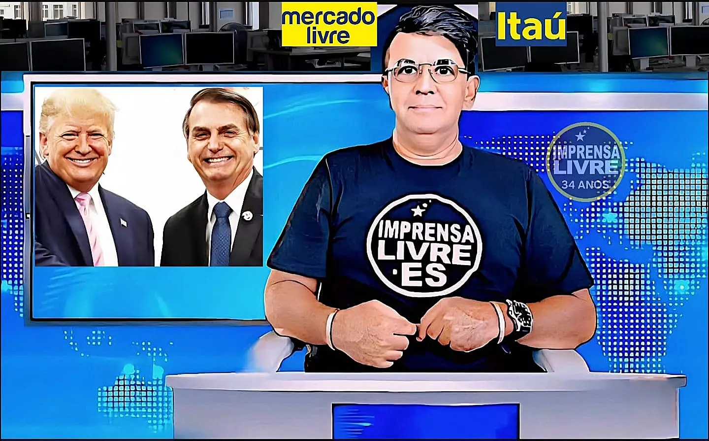 Assim como Jair Bolsonaro utilizava (o cercadinho) para atacar o STF, Trump utiliza suas redes sociais que alterna ameaças e aberturas repentinas para diálogo